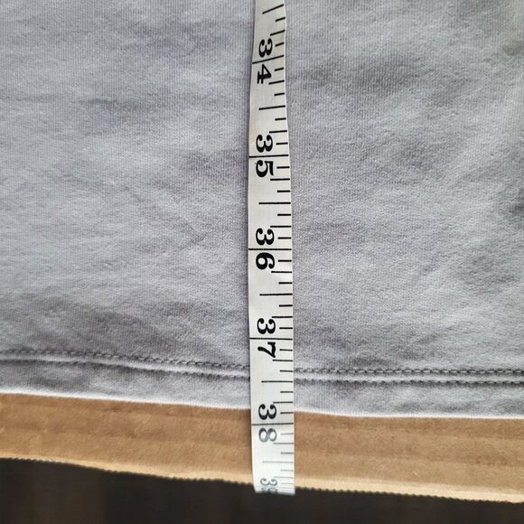 J. Jill Pure Jill Gray Long Sleeved Pima Cotton Blend Pocket Dress Knee Length L - Picture 6 of 7